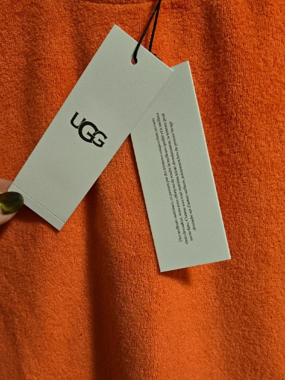 UGG Men's Mathew Coral Terry Short Sleeve Tee L NWT - Picture 3 of 8